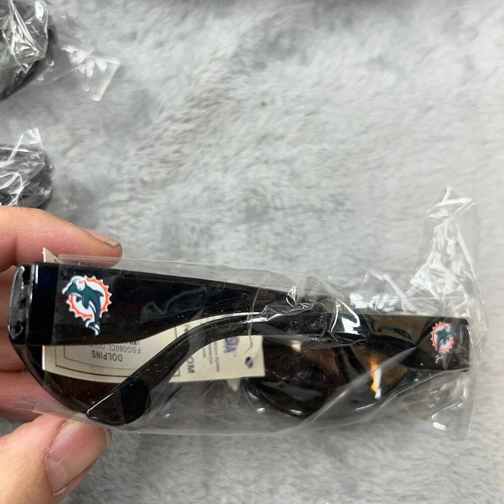 Miami Dolphins Sunglasses Polarized Solid Sport Frame NFL Official Merch